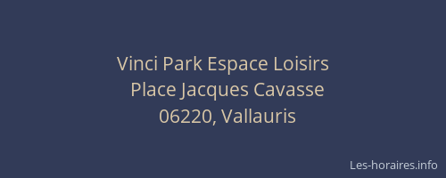 Vinci Park Espace Loisirs