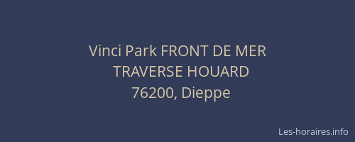 Vinci Park FRONT DE MER