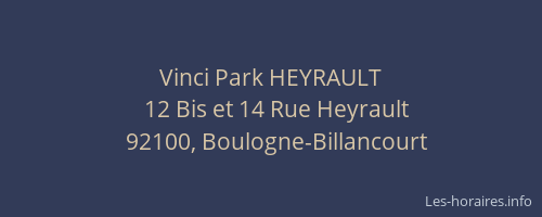 Vinci Park HEYRAULT