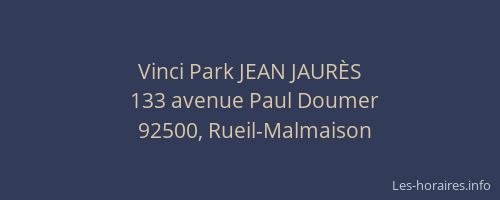 Vinci Park JEAN JAURÈS