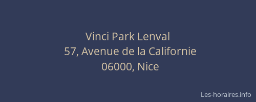 Vinci Park Lenval