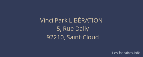 Vinci Park LIBÉRATION