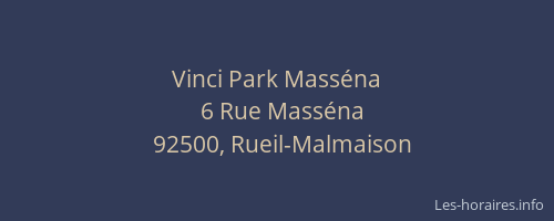 Vinci Park Masséna