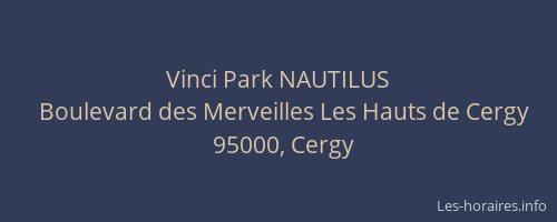 Vinci Park NAUTILUS