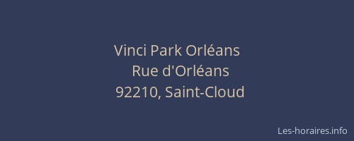 Vinci Park Orléans
