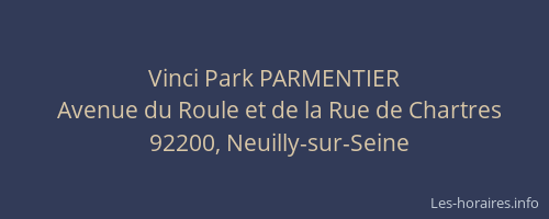 Vinci Park PARMENTIER