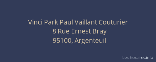 Vinci Park Paul Vaillant Couturier