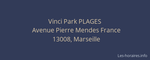 Vinci Park PLAGES