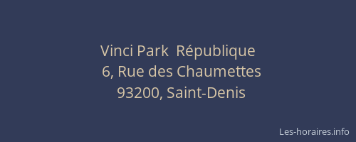 Vinci Park  République