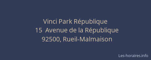 Vinci Park République