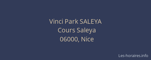 Vinci Park SALEYA