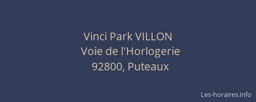Vinci Park VILLON