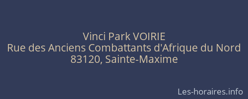 Vinci Park VOIRIE