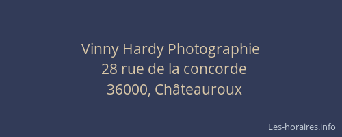 Vinny Hardy Photographie