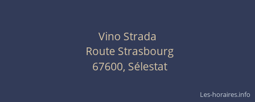 Vino Strada