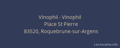Vinophil - Vinophil