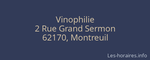 Vinophilie