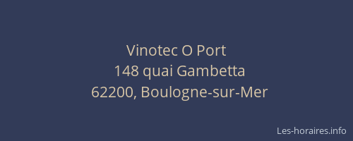 Vinotec O Port
