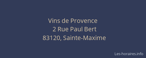 Vins de Provence