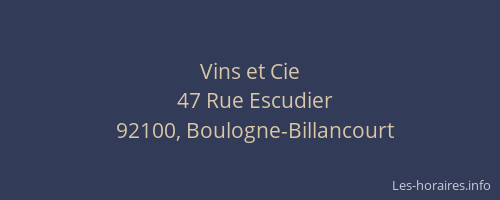 Vins et Cie