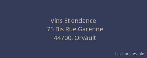 Vins Et endance