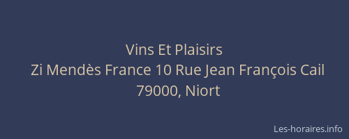 Vins Et Plaisirs