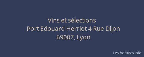 Vins et sélections