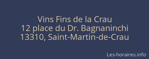 Vins Fins de la Crau