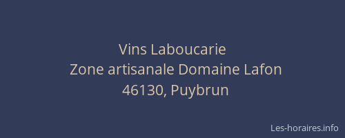 Vins Laboucarie