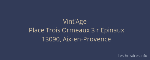 Vint'Age