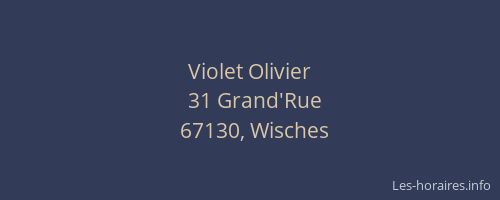 Violet Olivier