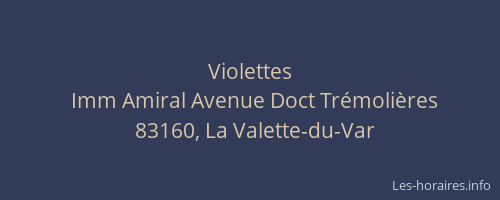 Violettes
