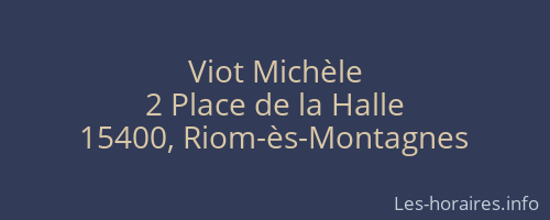 Viot Michèle