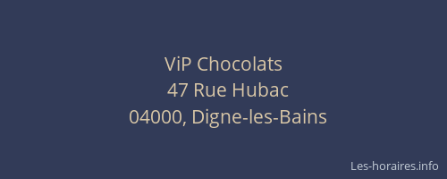 ViP Chocolats