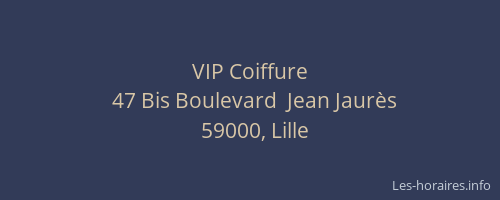 VIP Coiffure