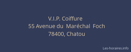 V.I.P. Coiffure