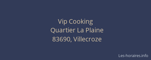 Vip Cooking