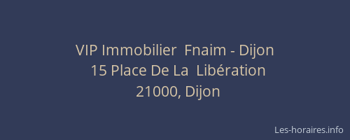 VIP Immobilier  Fnaim - Dijon
