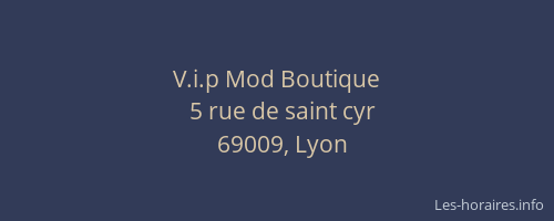 V.i.p Mod Boutique