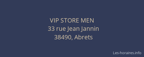 VIP STORE MEN