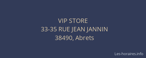 VIP STORE