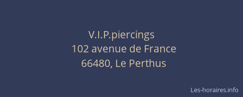 V.I.P.piercings