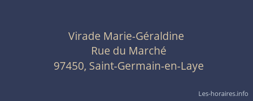 Virade Marie-G&eacute;raldine