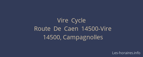 Vire  Cycle