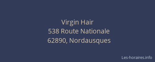 Virgin Hair