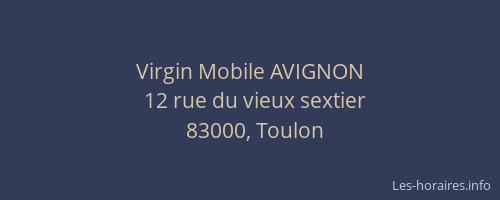 Virgin Mobile AVIGNON