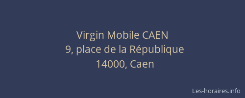 Virgin Mobile CAEN