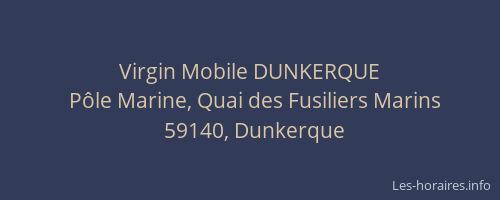 Virgin Mobile DUNKERQUE