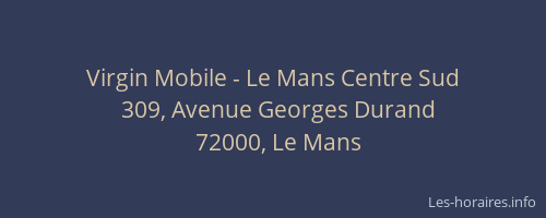 Virgin Mobile - Le Mans Centre Sud