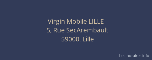 Virgin Mobile LILLE